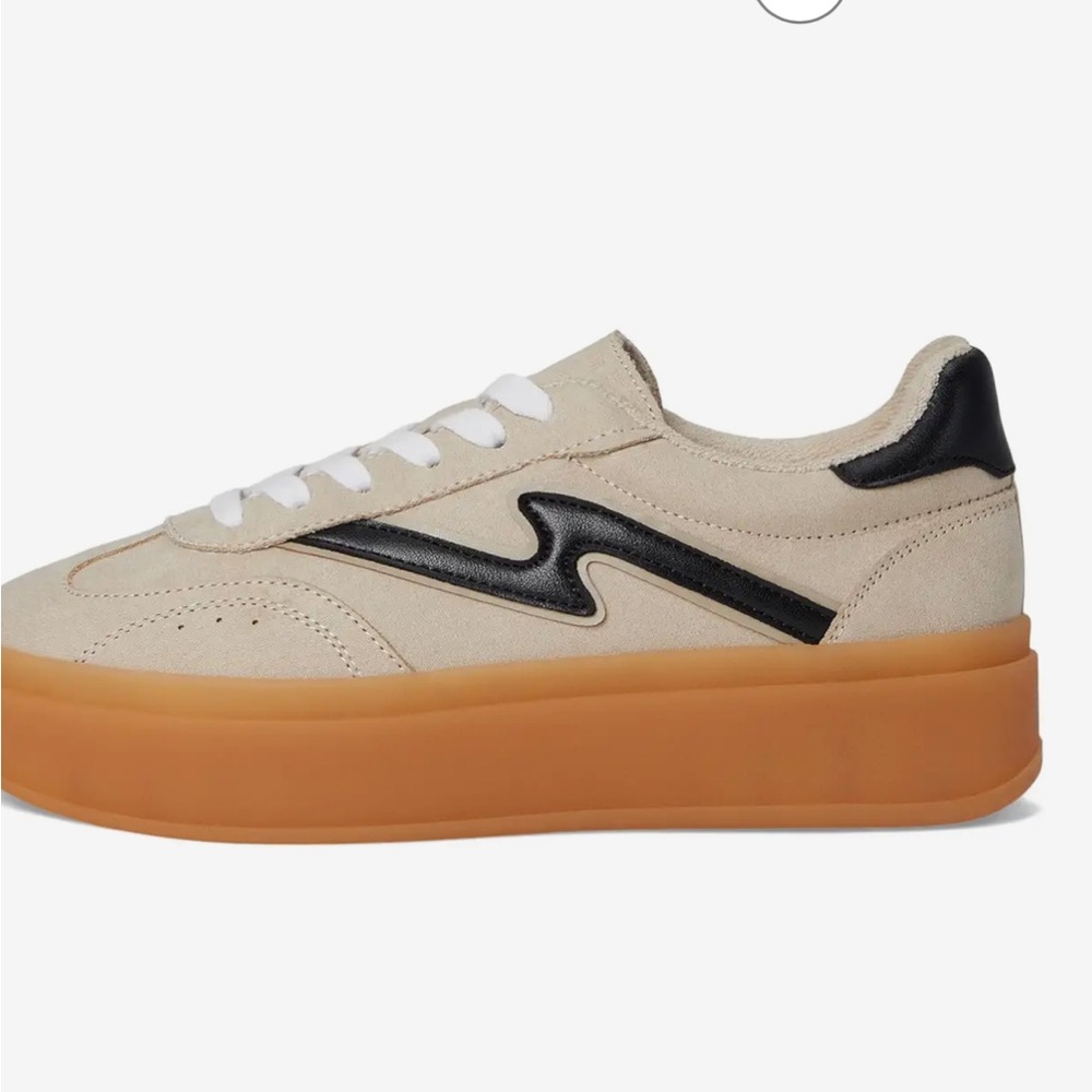 Madden Girl Mightty Platform Sneaker in Taupe size 7 new without box